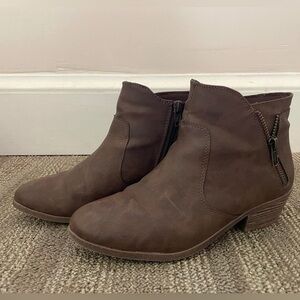 Brown Ankle Booties